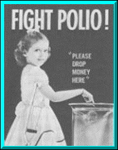 Fundraising poster, c. 1950.